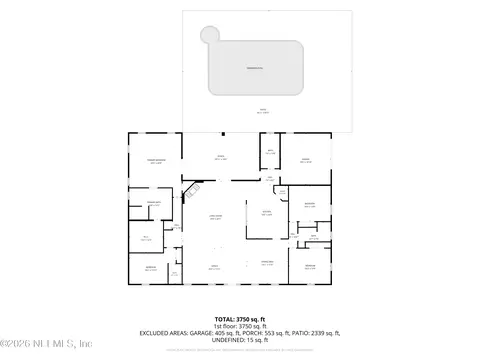 Floorplan - 5520 Muskogean St, Saint Augustine, FL 32092 photo 1 of 1
