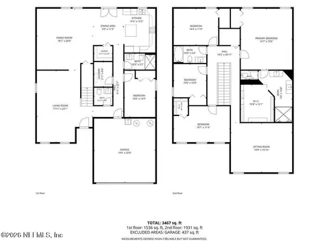 Floorplan - 749 Mandarin Ter, Saint Augustine, FL 32092 photo 1 of 1
