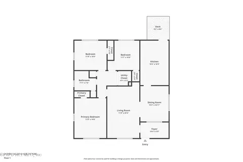 Floorplan - 29 56th St E, Jacksonville, FL 32208 photo 1 of 1