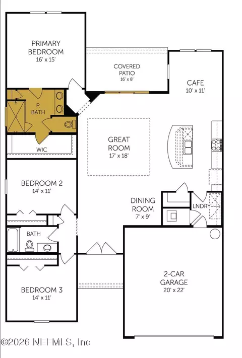 Floorplan - 241 Deerfield Meadows Cir, Saint Augustine, FL 32086 photo 1 of 1