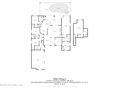 Floorplan - 2625 Tunbridge Ln, Saint Augustine, FL 32092 photo 2 of 5