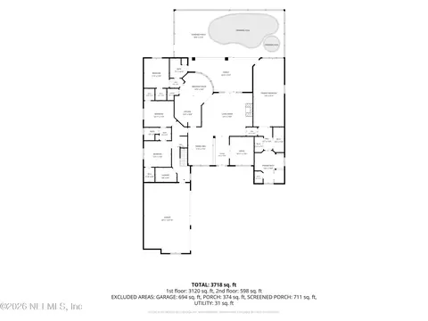 Floorplan - 2625 Tunbridge Ln, Saint Augustine, FL 32092 photo 3 of 5