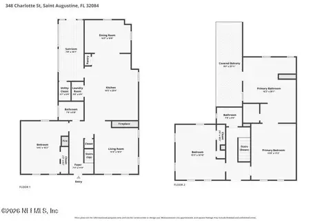 Floorplan - 348 Charlotte St, Saint Augustine, FL 32084 photo 3 of 3