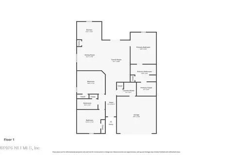 Floorplan - 6110 Sands Pointe Dr, Macclenny, FL 32063 photo 1 of 1