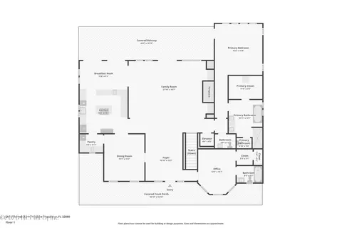 Floorplan - 309 S Forest Dune Dr, Saint Augustine, FL 32080 photo 2 of 4