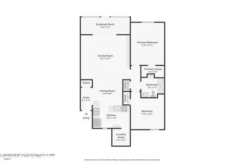 Floorplan - 600 Domenico Cir #A2, Saint Augustine, FL 32086 photo 1 of 1