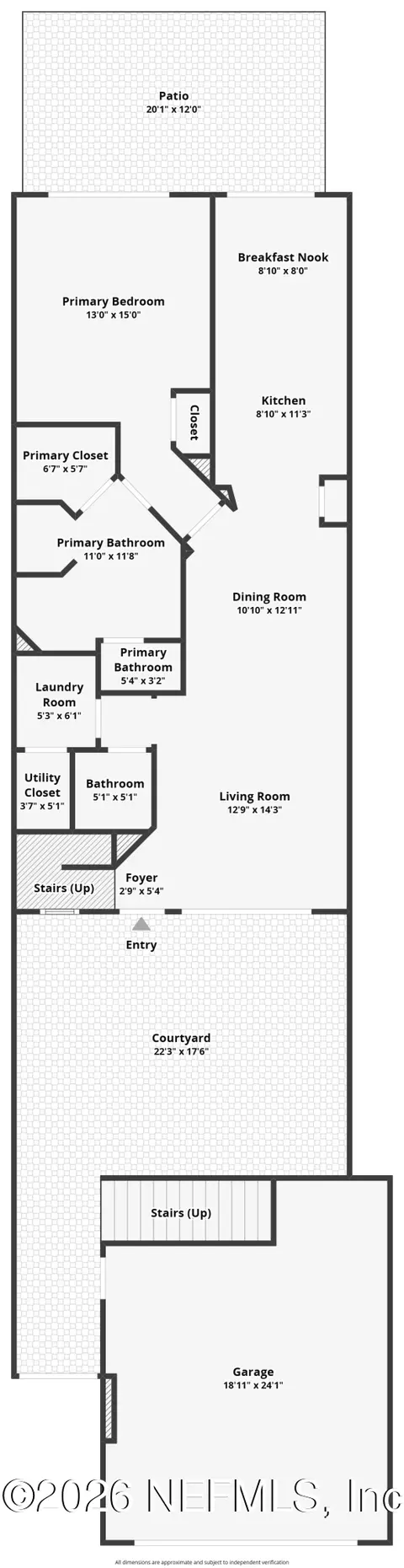 Floorplan - 523 Hedgewood Dr, Saint Augustine, FL 32092 photo 1 of 3
