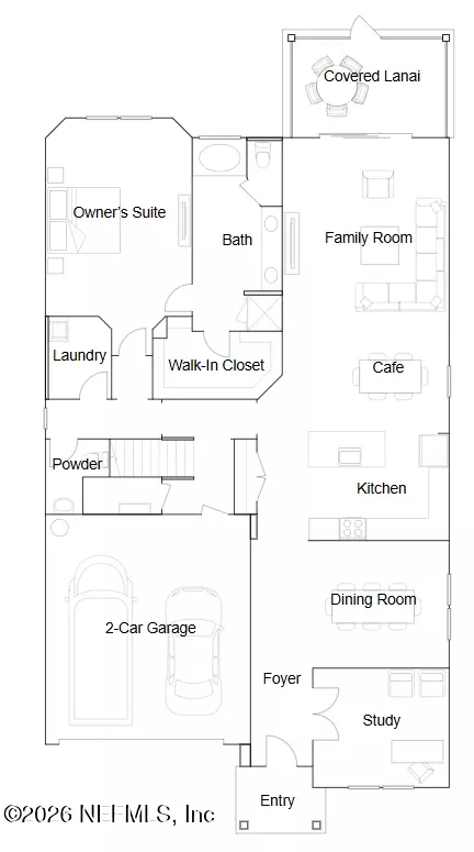 Floorplan - 57 Stiffs Mill Ln, Saint Augustine, FL 32092 photo 1 of 1