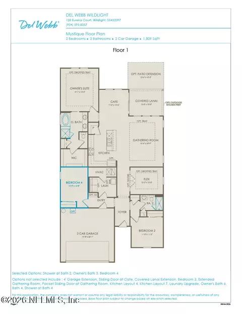 Floorplan - 517 Continuum Loop, Yulee, FL 32097 photo 1 of 1