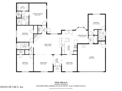 Floorplan - 1877 Aba Dr, Orange Park, FL 32073 photo 1 of 1