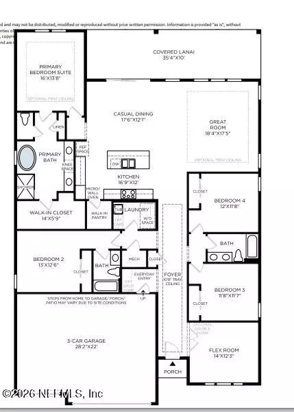 Floorplan - 308 Pine Leaf Dr, Saint Augustine, FL 32092 photo 1 of 1