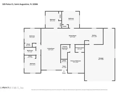 Floorplan - 329 Palos Ct, Saint Augustine, FL 32086 photo 1 of 1