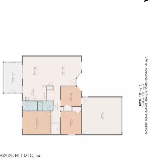 Floorplan - 1961 Swallow Run E, Orange Park, FL 32073 photo 1 of 2