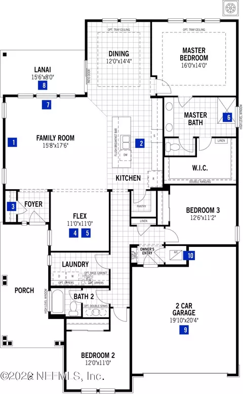 Floorplan - 80 Walnut Glen Ct, Saint Johns, FL 32259 photo 1 of 2