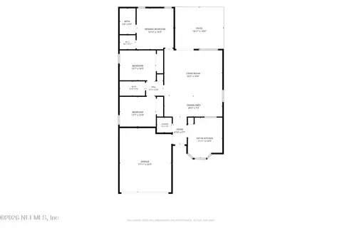 Floorplan - 696 Hampton Downs Ct, Saint Johns, FL 32259 photo 1 of 1