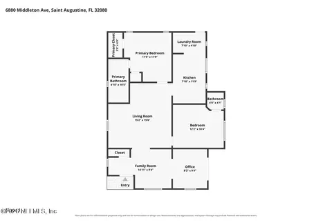 Floorplan - 6880 Middleton Ave, Saint Augustine, FL 32080 photo 1 of 1