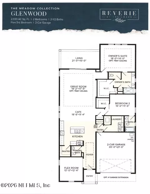 Floorplan - 762 Rustic Mill Dr, Saint Augustine, FL 32092 photo 1 of 1