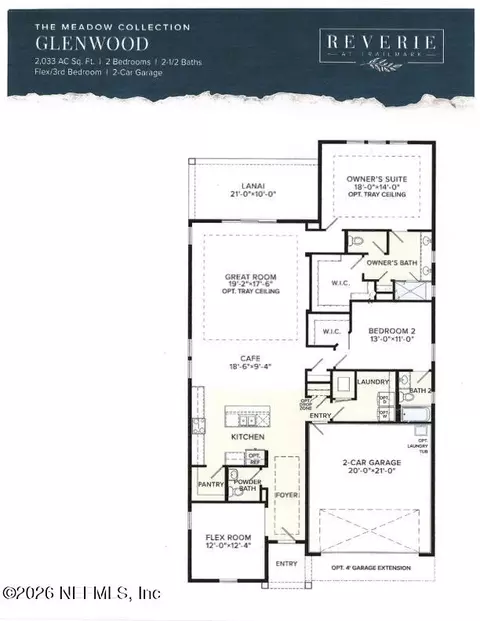 Floorplan - 762 Rustic Mill Dr, Saint Augustine, FL 32092 photo 2 of 2