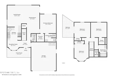 Floorplan - 305 Eleuthera Ct, Saint Augustine, FL 32095 photo 2 of 2