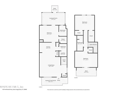 Floorplan - 123 Ferdinand Ave, Saint Augustine, FL 32080 photo 3 of 3