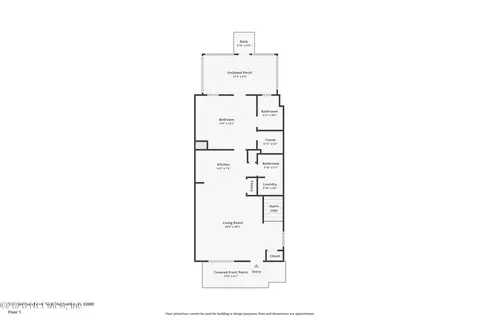 Floorplan - 123 Ferdinand Ave, Saint Augustine, FL 32080 photo 1 of 3