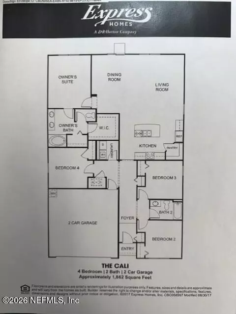 Floorplan - 237 Encanto Way, Saint Augustine, FL 32084 photo 1 of 1