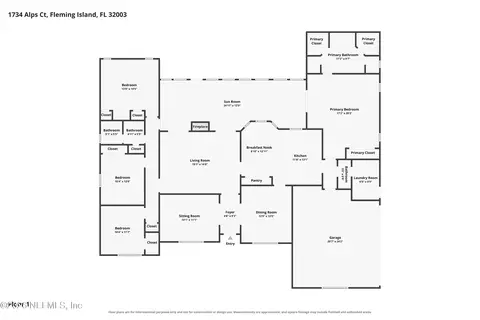 Floorplan - 1734 Alps Ct, Fleming Island, FL 32003 photo 1 of 1