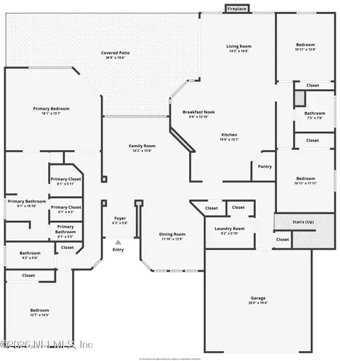 Floorplan - 725 Corrigan Dr, Saint Augustine, FL 32092 photo 1 of 2
