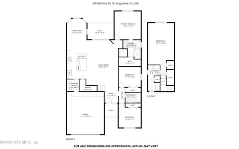 Floorplan - 64 Wiltshire Dr, Saint Augustine, FL 32092 photo 1 of 1