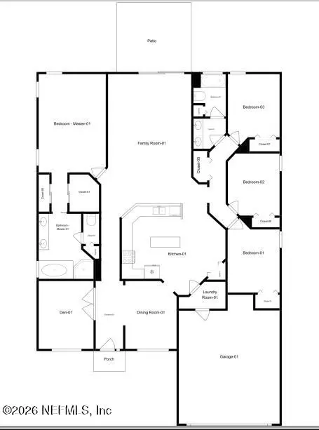 Floorplan - 627 Hampton Downs Ct, Saint Johns, FL 32259 photo 2 of 2