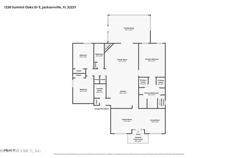 Floorplan - 1230 Summit Oaks Dr E, Jacksonville, FL 32221 photo 1 of 1