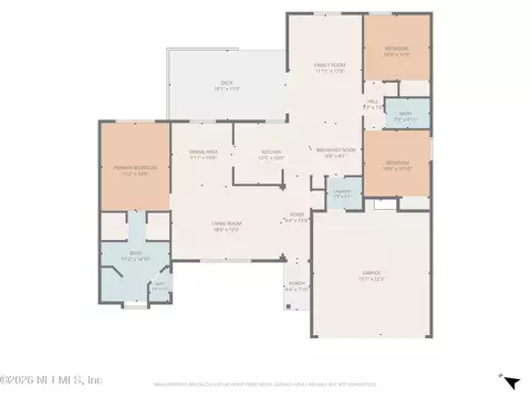 Floorplan - 3103 Fox Squirrel Dr, Orange Park, FL 32073 photo 2 of 4
