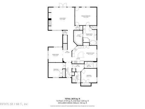 Floorplan - 4644 Tuscan Wood Ct, Saint Augustine, FL 32092 photo 2 of 3