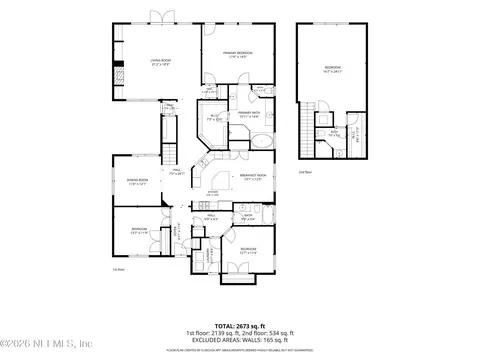 Floorplan - 4644 Tuscan Wood Ct, Saint Augustine, FL 32092 photo 1 of 3