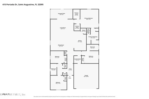 Floorplan - 415 Portada Dr, Saint Augustine, FL 32095 photo 1 of 2