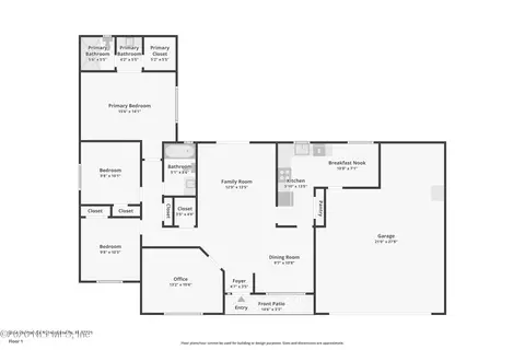 Floorplan - 8364 Pointer Dr N, Jacksonville, FL 32221 photo 2 of 2