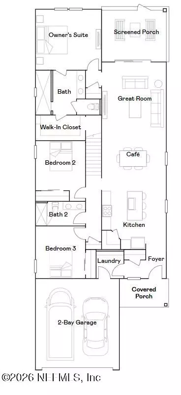 Floorplan - 85 Stiffs Mill Ln, Saint Augustine, FL 32092 photo 1 of 1