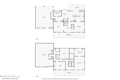 Floorplan - 97028 Landing Trl, Yulee, FL 32097 photo 2 of 2