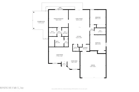 Floorplan - 1122 Linkside Ct E, Atlantic Beach, FL 32233 photo 1 of 1