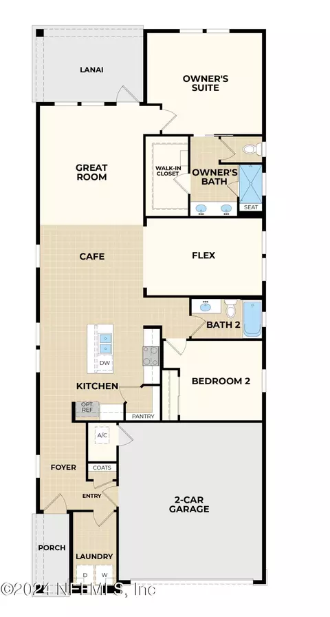 Floorplan - 226 Day Dream Dr, Saint Augustine, FL 32092 photo 1 of 1