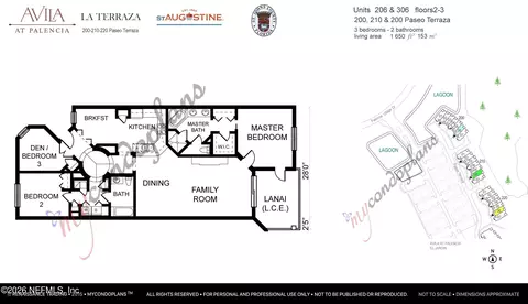 Floorplan - 200 Paseo Terraza #206, Saint Augustine, FL 32095 photo 1 of 1