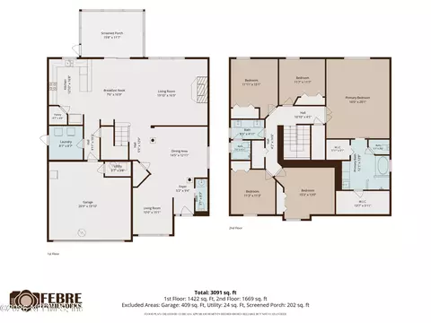 Floorplan - 3114 Double Oaks Dr, Jacksonville, FL 32226 photo 1 of 1