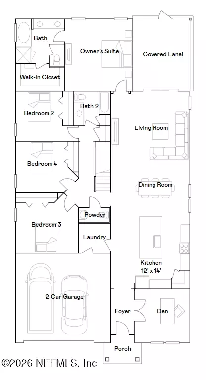 Floorplan - 145 Smokerise Dr, Saint Augustine, FL 32092 photo 1 of 2
