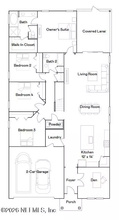 Floorplan - 145 Smokerise Dr, Saint Augustine, FL 32092 photo 2 of 2