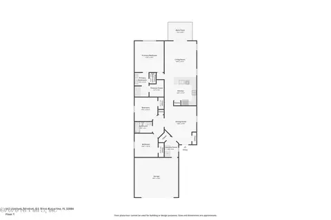 Floorplan - 953 Morgans Treasure Rd, Saint Augustine, FL 32084 photo 4 of 4