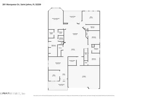 Floorplan - 281 Marquesa Cir, Saint Johns, FL 32259 photo 2 of 6