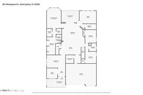 Floorplan - 281 Marquesa Cir, Saint Johns, FL 32259 photo 5 of 6