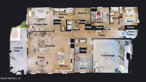 Floorplan - 323 Elm Creek Dr, Saint Augustine, FL 32092 photo 1 of 3
