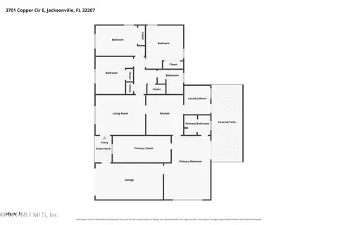 Floorplan - 3701 Copper Cir E, Jacksonville, FL 32207 photo 1 of 2