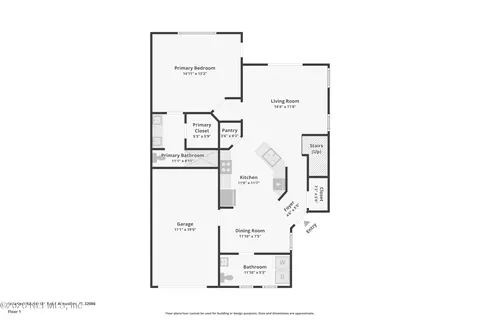 Floorplan - 18 Grand Ravine Dr, Saint Augustine, FL 32086 photo 1 of 4